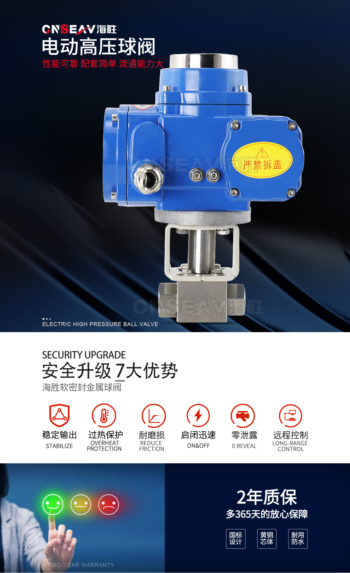 电动高压球阀Q911F图片