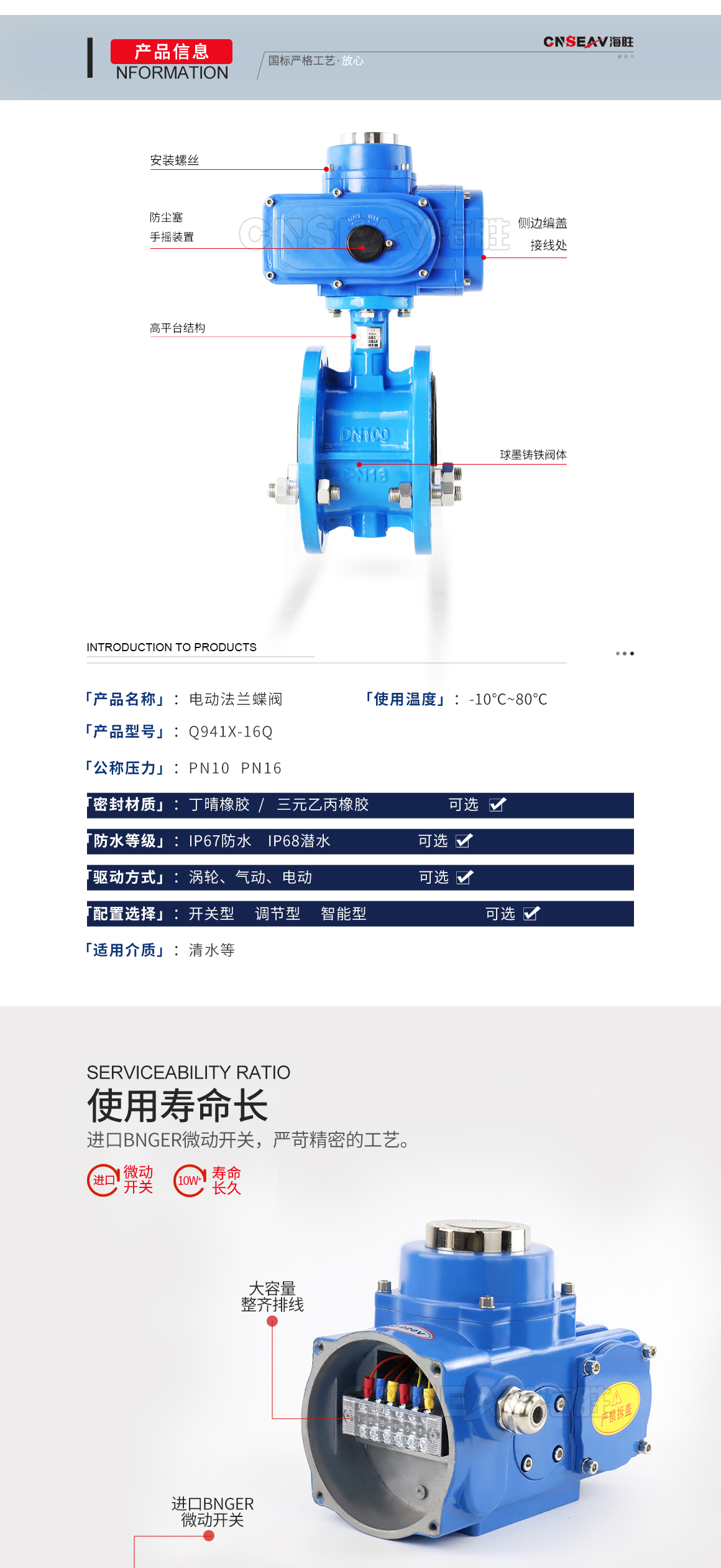 电动法兰蝶阀D941X图片